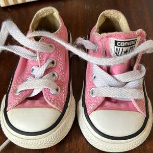 Baby Size 3 Pink Converse All Star shoes
